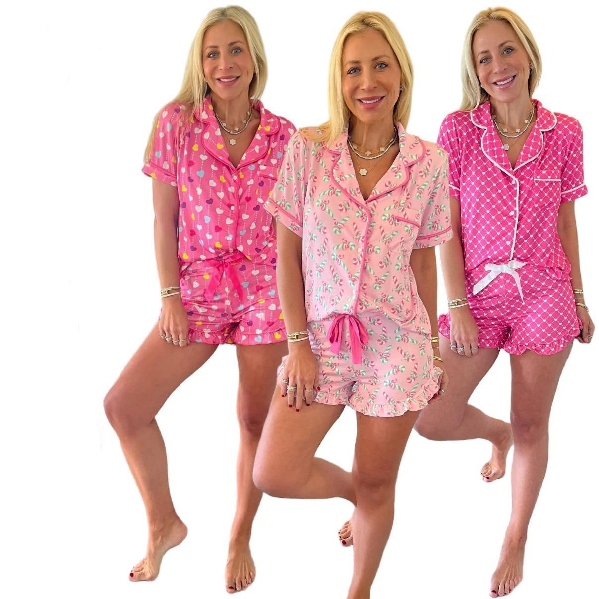 Effortless Chic: The Talli-Up™ 'Cloud Nine' Relaxed Fit Pajama Set - Your Daily Dose of Luxury Loungewear - Image 2