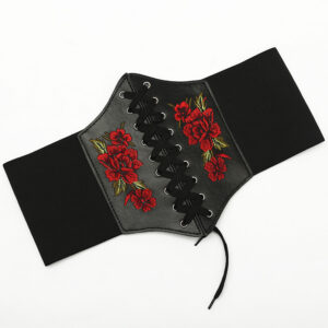 Emblem Buckle Waist Belt