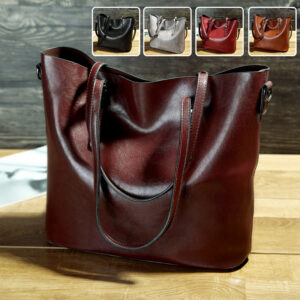 The Nexus Collection: Elevate Your Everyday with the Oil Wax Leather High-Capacity Messenger Tote