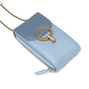 Chic Vertical Cowhide Chain Bag: Your Essential Crossbody Companion
