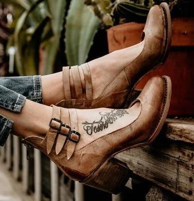 The Delphine Pointed Buckle Pump