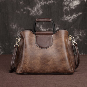 The Artisan Cowhide Doctor Bag: Timeless Leather Messenger for the Modern Connoisseur