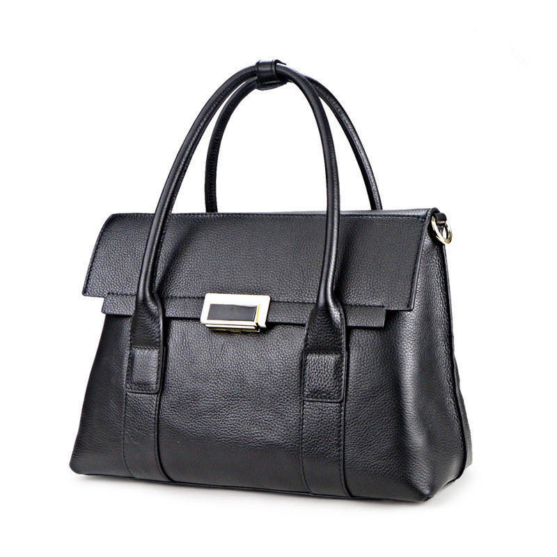 The Metropolitan Commuter: First-Layer Leather Tote & Messenger Bag