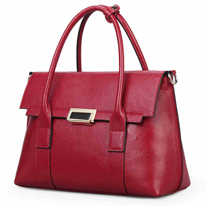 The Metropolitan Commuter: First-Layer Leather Tote & Messenger Bag