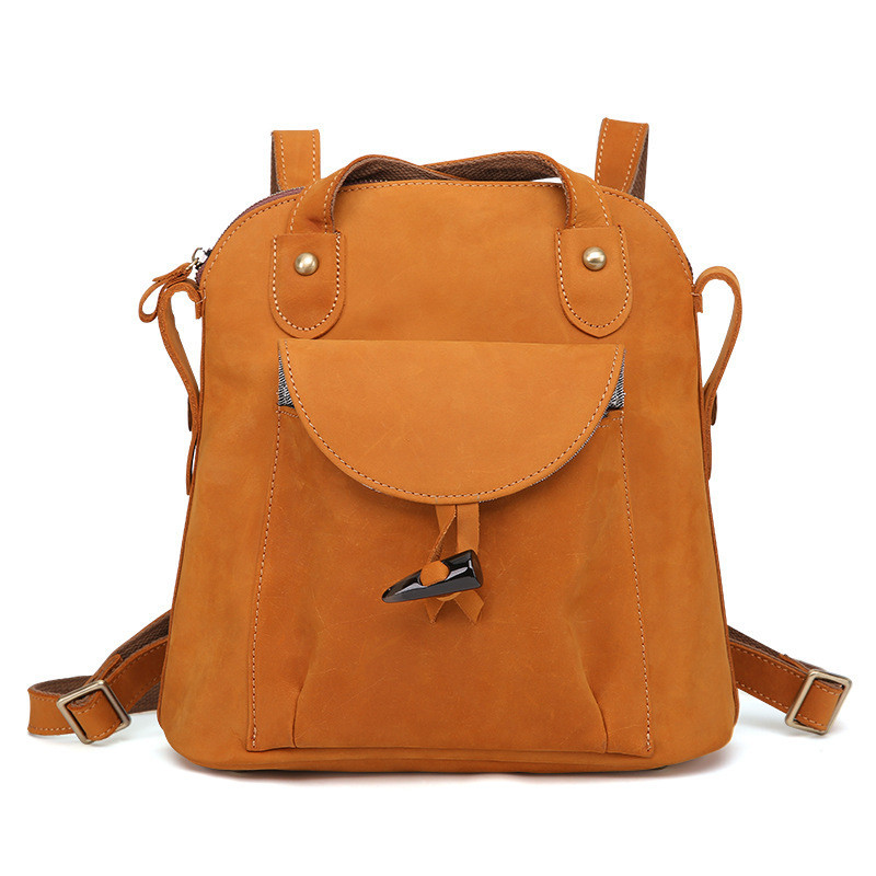 The 'Urban Wanderer' Genuine Leather Backpack: Effortless Style, Everyday Essential - Image 4