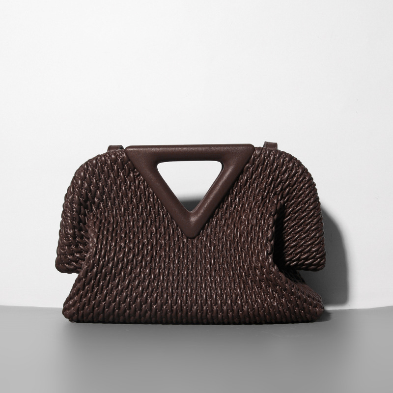 The Wrinkled Cloud: Cowhide Leather Dumpling Bag