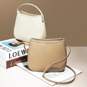 The Artisan Stitch: Genuine Cowhide Versatile Messenger Bag for the Modern Woman