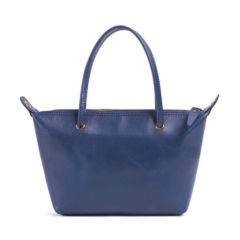 Large Capacity Genuine Leather Women's Bag First Layer Cowhide Handbag - Image 6