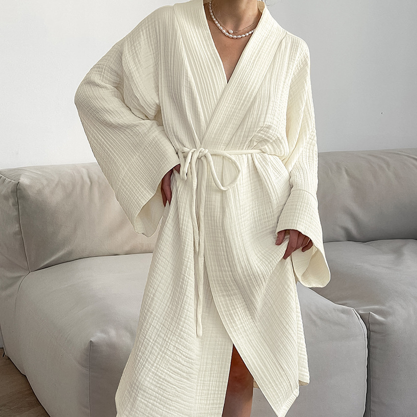 Talli-Up Luxe Cotton Lace-Up Loungewear Set: Effortless Elegance for Modern Living
