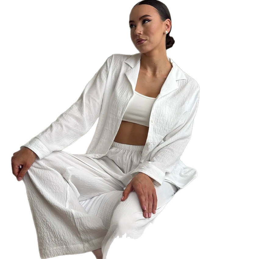 Effortless Elegance: The Luxe Ice Silk Lounge Set for Modern Women - Image 4