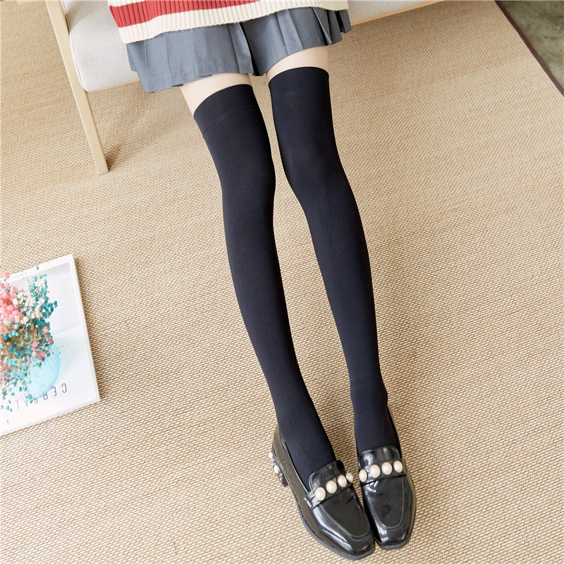 Regal Velvet Over-Knee Stockings