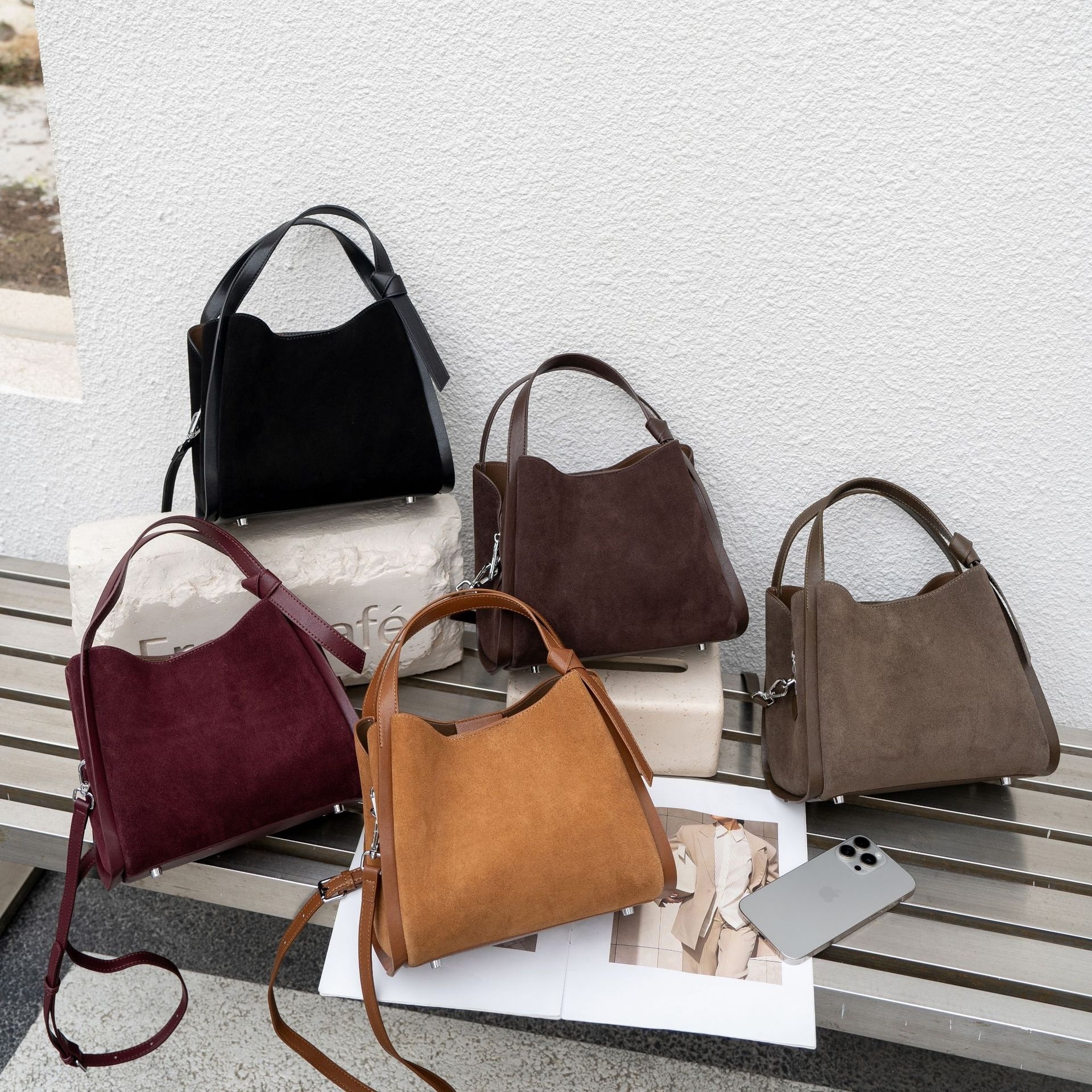 The 'Everyday Icon' Frosted Cowhide Bucket Bag: Your Chic Companion