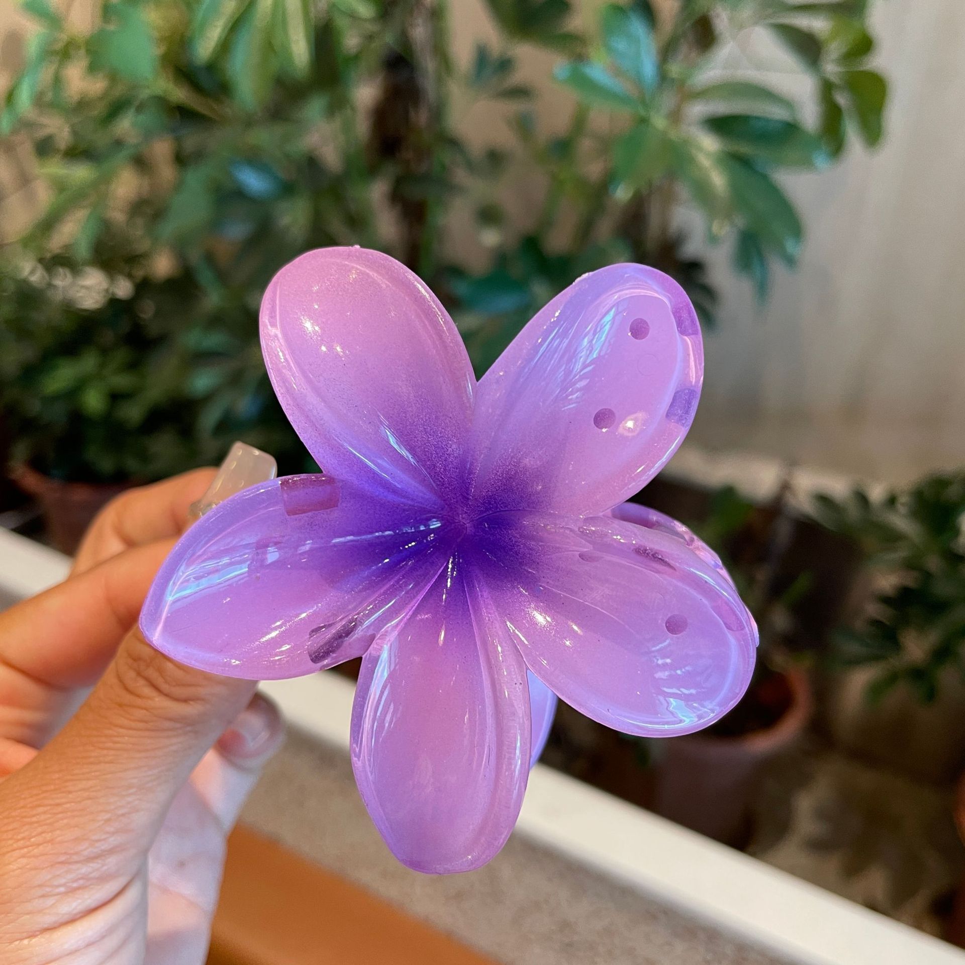 Vibrant Petal Updo Clips