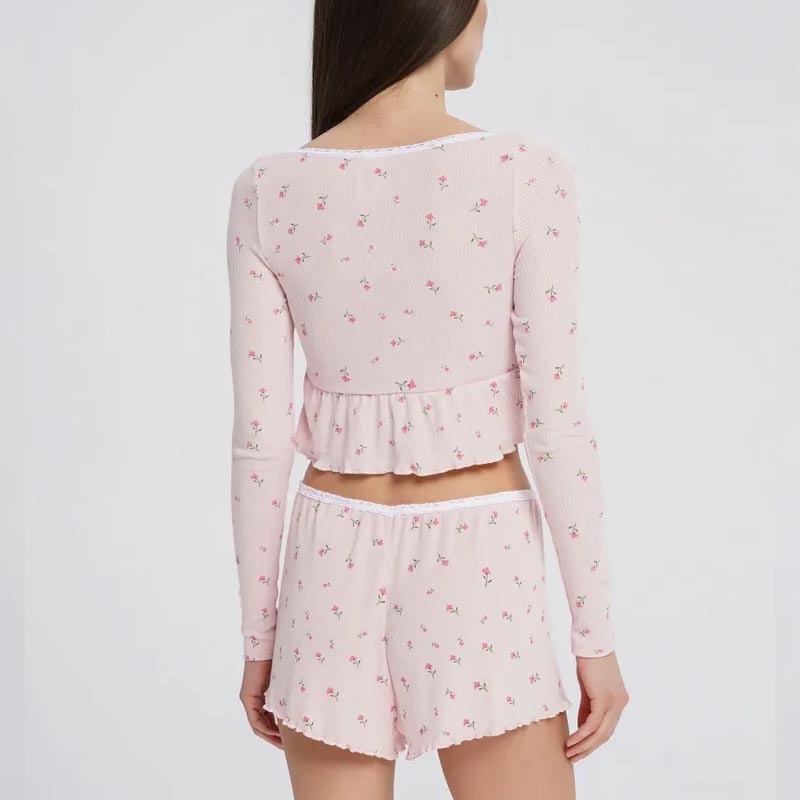 Luxe ‘Bliss Bloom’ Pink Loungewear Set: Effortless Chic for Your Elevated Everyday