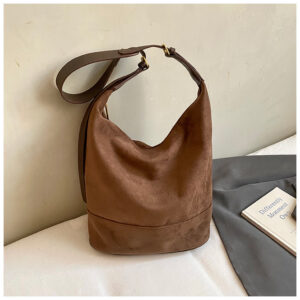 The Uptown Artisan: Vintage Suede Bucket Bag - Your Statement Piece
