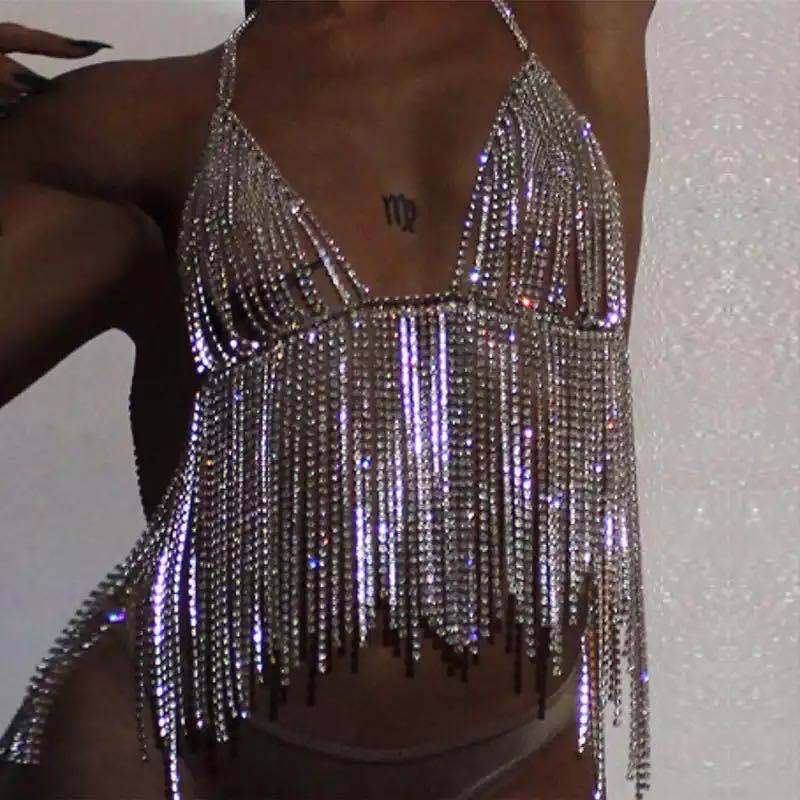 Celestial Sparkle Halter Top 1 Celestial Sparkle Halter Top