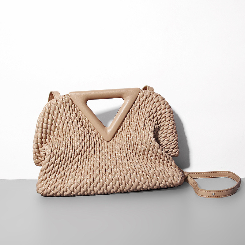 The Wrinkled Cloud: Cowhide Leather Dumpling Bag - Image 8