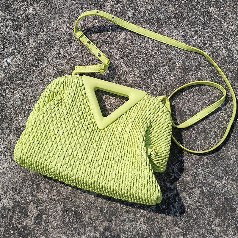 The Wrinkled Cloud: Cowhide Leather Dumpling Bag - Image 10