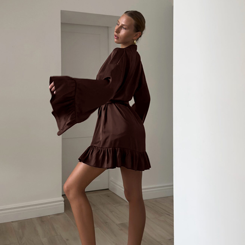 Effortless Chic: The Talli-Up™ Satin Romance Robe Set for Elevated Comfort