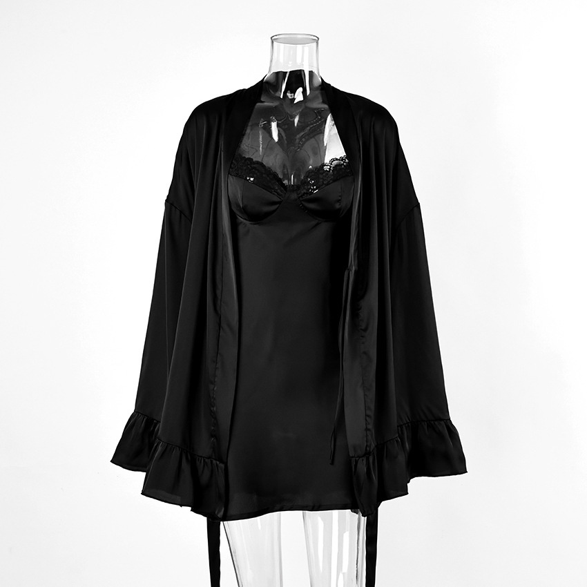 Effortless Chic: The Talli-Up™ Satin Romance Robe Set for Elevated Comfort - Image 7
