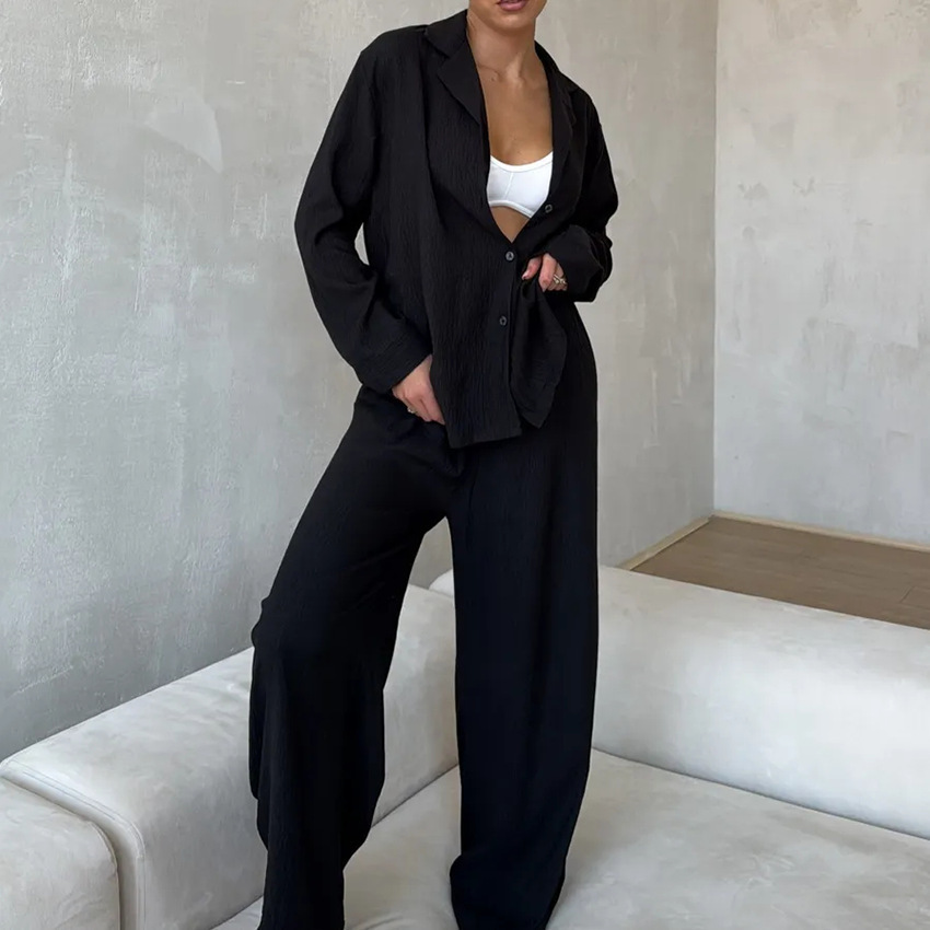 Effortless Elegance: The Luxe Ice Silk Lounge Set for Modern Women