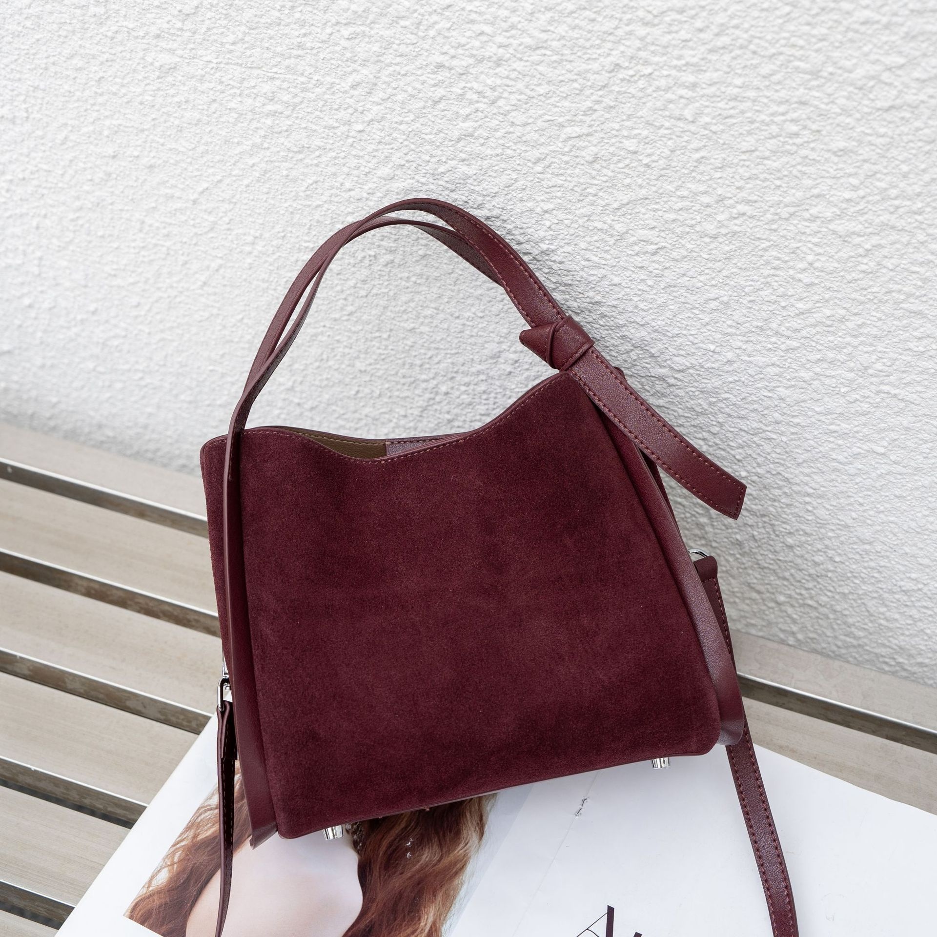 The ‘Everyday Icon’ Frosted Cowhide Bucket Bag: Your Chic Companion