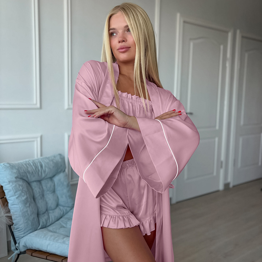 The Luxe Loungewear Set: Effortless Chic in 3-Piece Comfort - Image 6