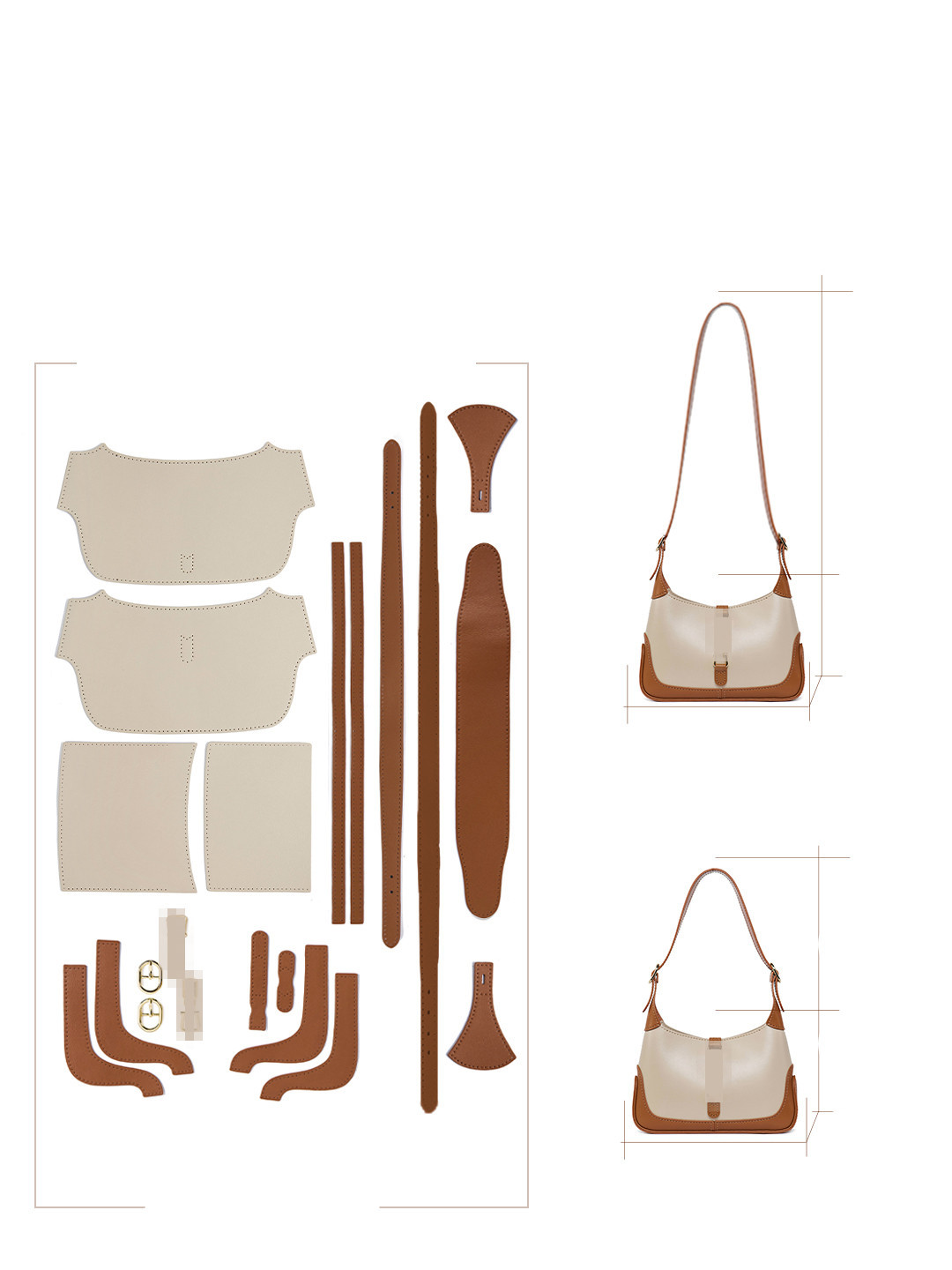 The ‘City Wanderer’ Premium Leather Shoulder Bag: Effortless Sophistication