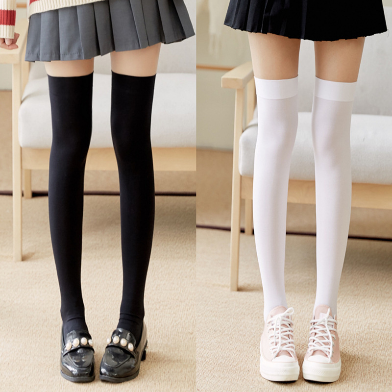 Regal Velvet Over-Knee Stockings 1 Regal Velvet Over-Knee Stockings