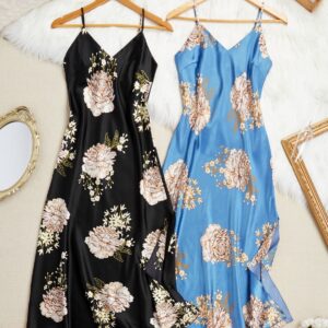 Luxe Silk-Inspired Sculpted Nightgown & Loungewear Set - Effortless Evening Elegance