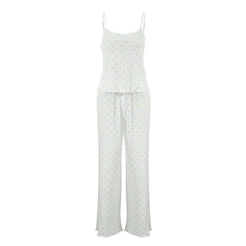 Talli-Up | Luxe Minimalist Sleeveless Loungewear Set: Effortless Chic for Elevated Comfort