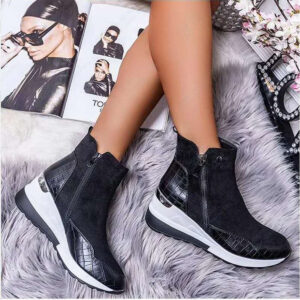 Elevated Suede Wedge Boot